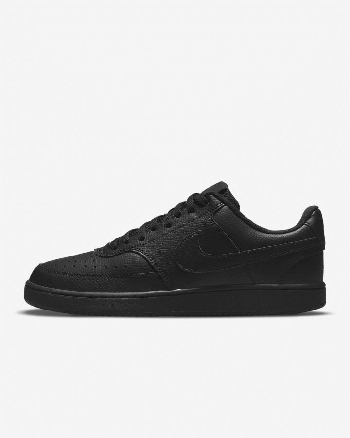 Zapatillas Nike Court Vision Low Next Nature Hombre Negras | NEUFI-8630