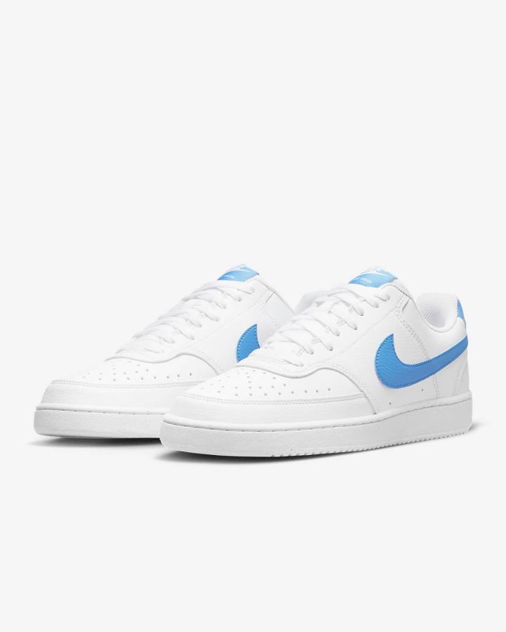 Zapatillas Nike Court Vision Low Next Nature Hombre Blancas Azules Claro | OPAFD-0754