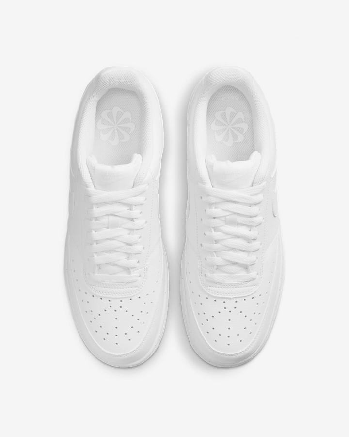 Zapatillas Nike Court Vision Low Next Nature Hombre Blancas | PXWCM-0537
