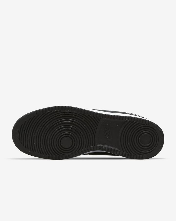 Zapatillas Nike Court Vision Mid Next Nature Hombre Negras Blancas | PRICF-3482