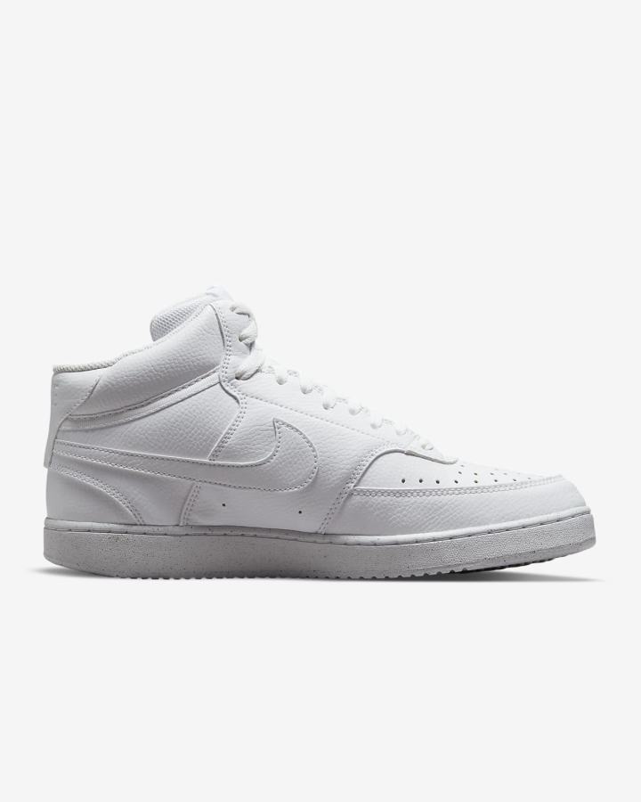 Zapatillas Nike Court Vision Mid Next Nature Hombre Blancas | YHKMV-2135