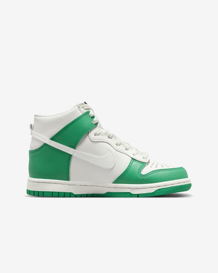 Zapatillas Nike Dunk High Kids Niña Verde Negras | EIWNB-0268