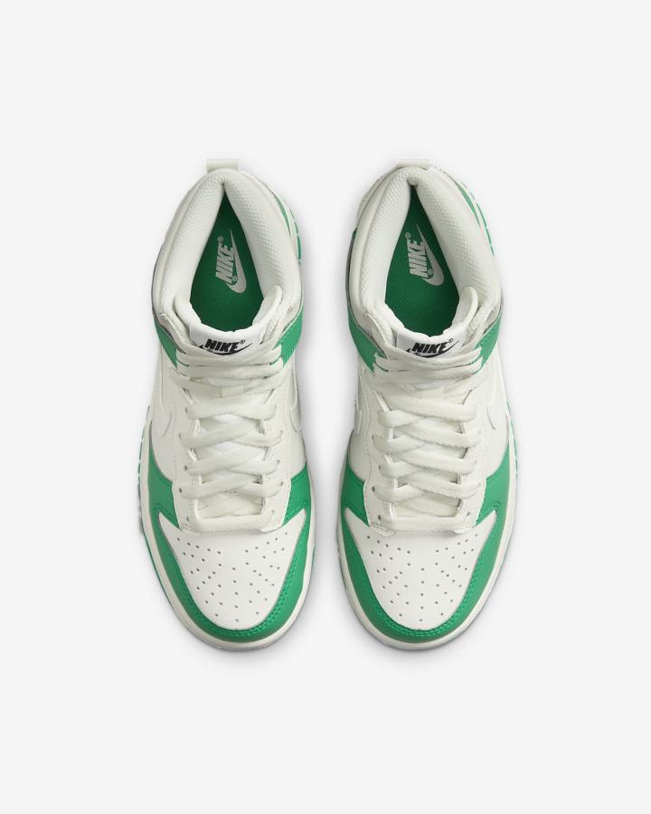 Zapatillas Nike Dunk High Kids Niña Verde Negras | EIWNB-0268