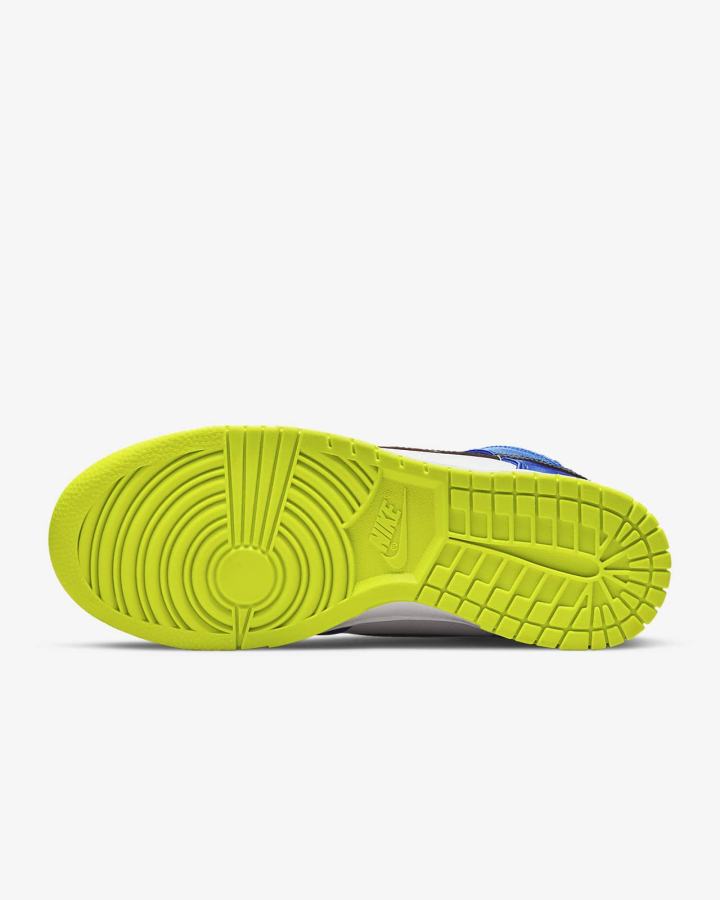 Zapatillas Nike Dunk High Mujer Blancas Azules Verde Negras | OPERK-0834