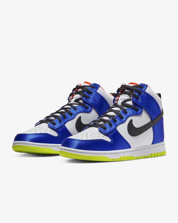 Zapatillas Nike Dunk High Mujer Blancas Azules Verde Negras | OPERK-0834