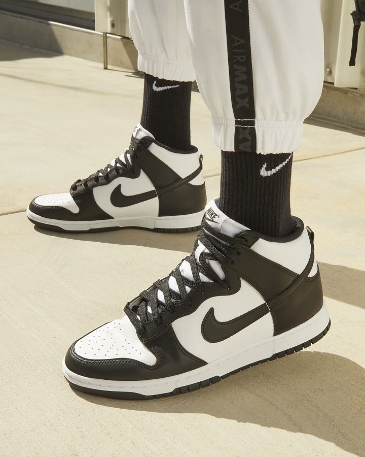Zapatillas Nike Dunk High Retro Hombre Blancas Naranjas Negras | VWQER-0915