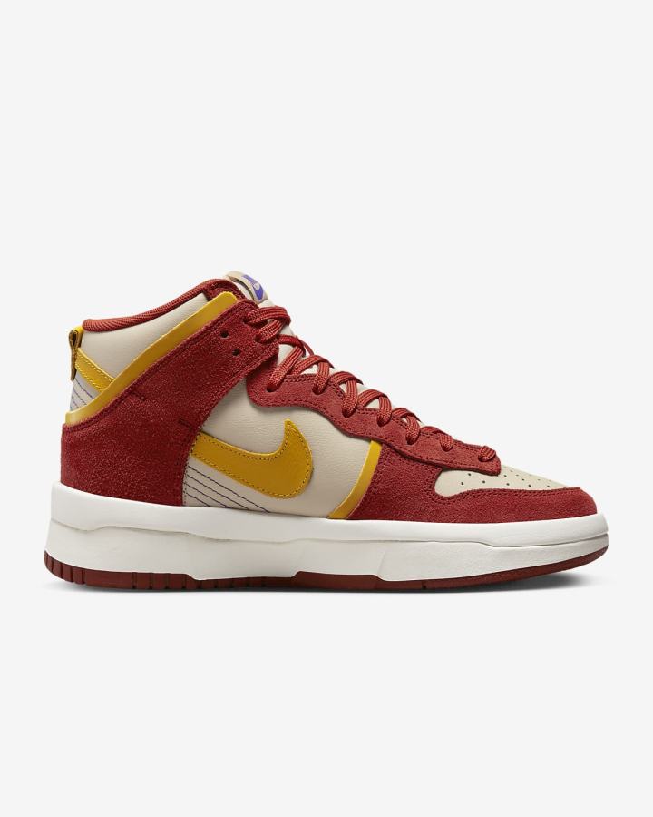Zapatillas Nike Dunk High Up Mujer Amarillo | QFSTC-9238