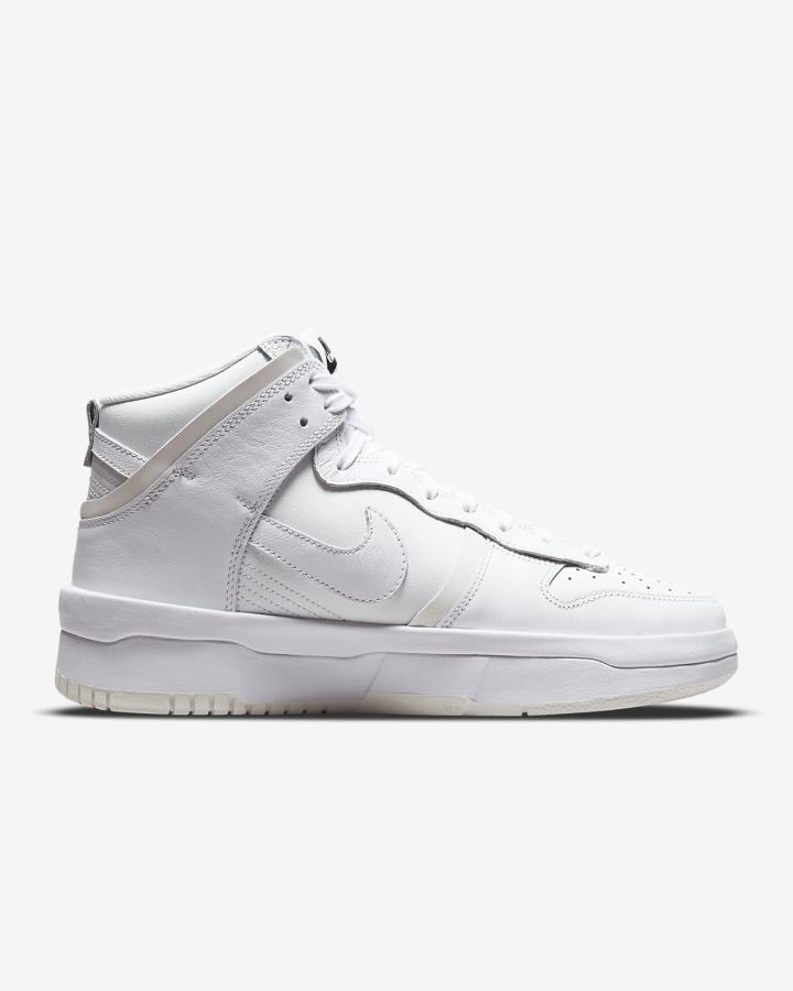 Zapatillas Nike Dunk High Up Mujer Blancas Negras Blancas | GNLOD-6834