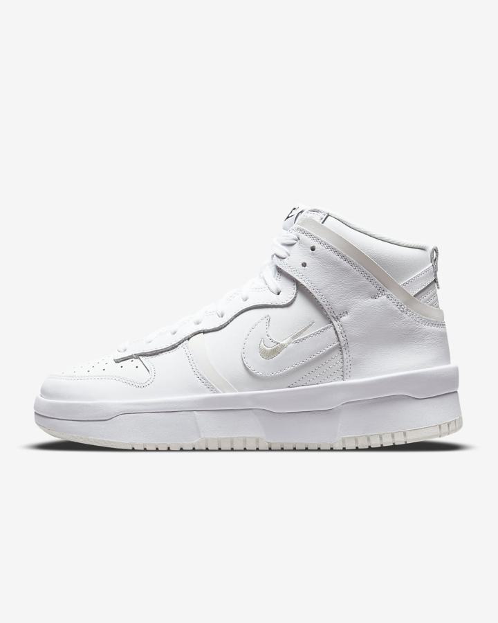 Zapatillas Nike Dunk High Up Mujer Blancas Negras Blancas | GNLOD-6834