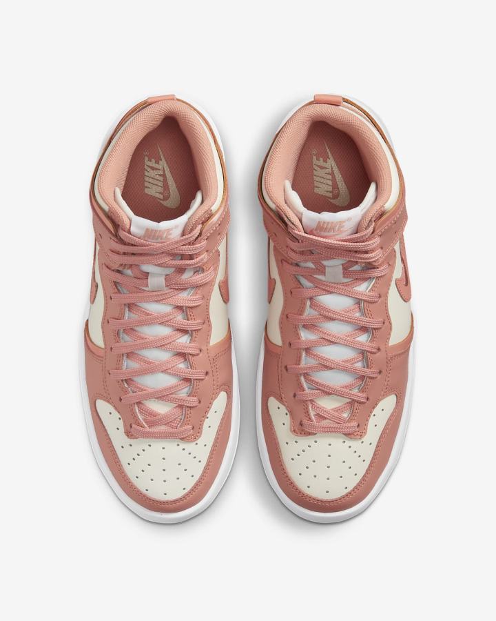 Zapatillas Nike Dunk High Up Mujer Rojas | VENSX-4928