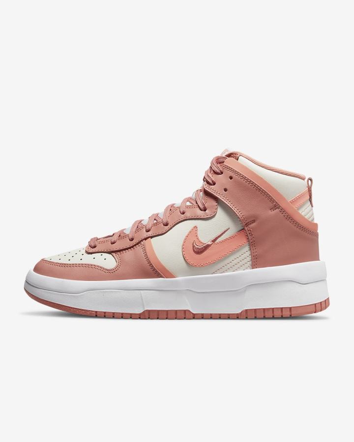 Zapatillas Nike Dunk High Up Mujer Rojas | VENSX-4928