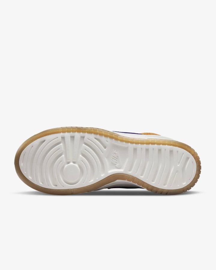 Zapatillas Nike Dunk High Up Premium Mujer Amarillo Oscuro Moradas | QIDOL-7524