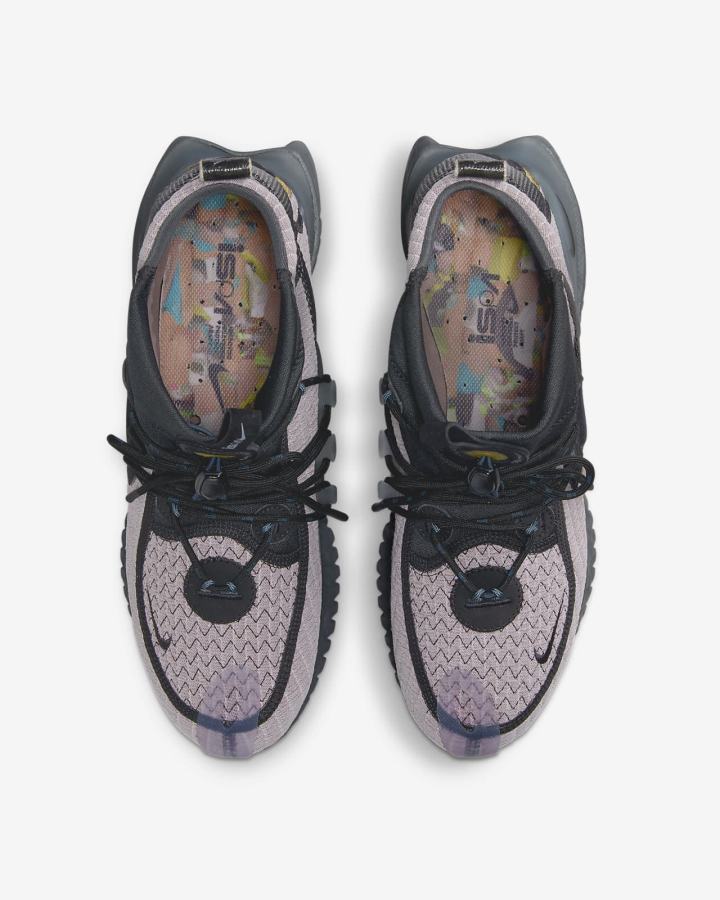 Zapatillas Nike Flow 2020 iSPA SE Hombre Moradas Gris Oscuro Negras | IEWZC-0641