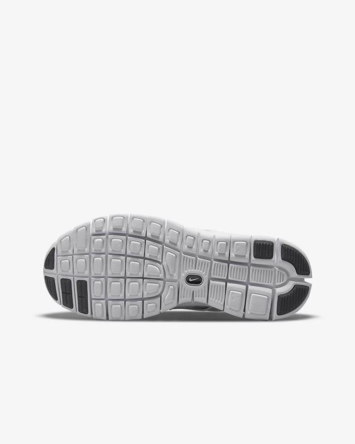 Zapatillas Nike Free Run 2 Kids Niño Blancas Gris Negras | HVZIB-7920