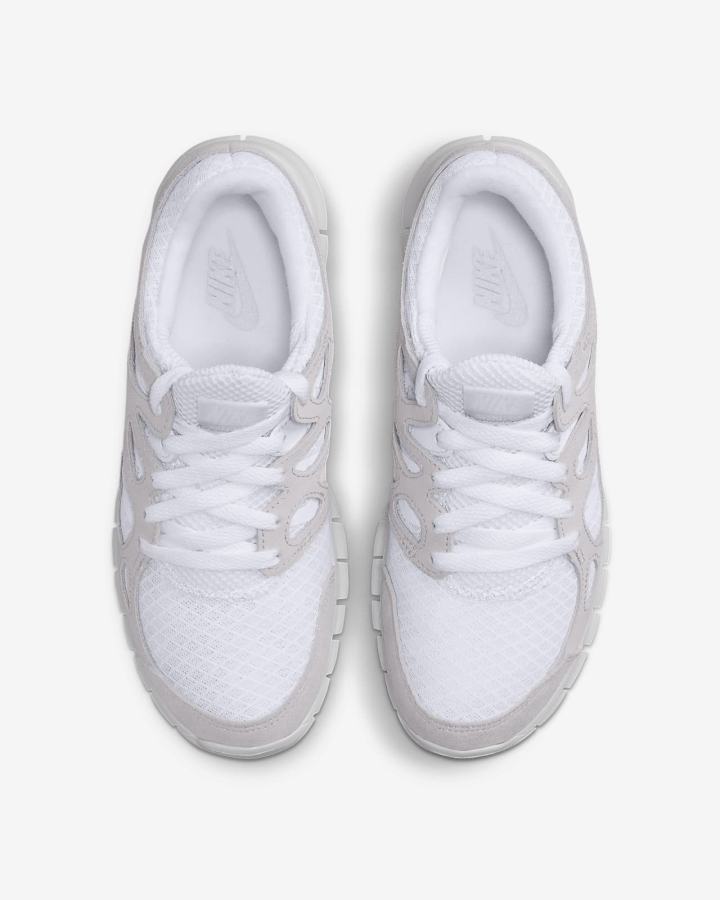 Zapatillas Nike Free Run 2 Mujer Blancas Plateadas Blancas | DGTYI-1857