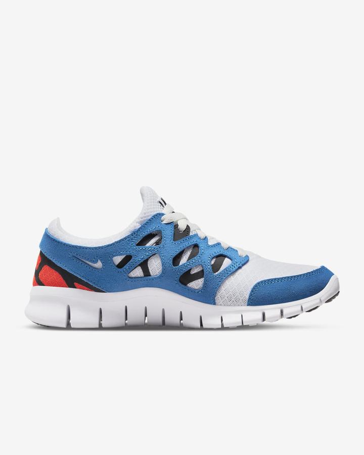 Zapatillas Nike Free Run 2 Mujer Blancas Azules Negras Rojas | XBUAV-5963