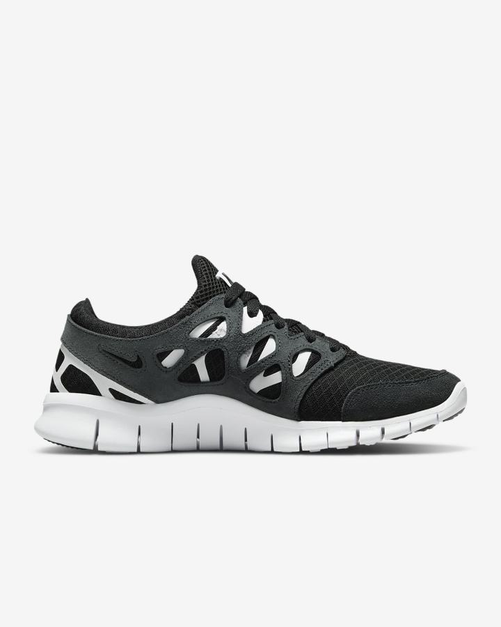 Zapatillas Nike Free Run 2 Mujer Negras Blancas | XKWLQ-3902