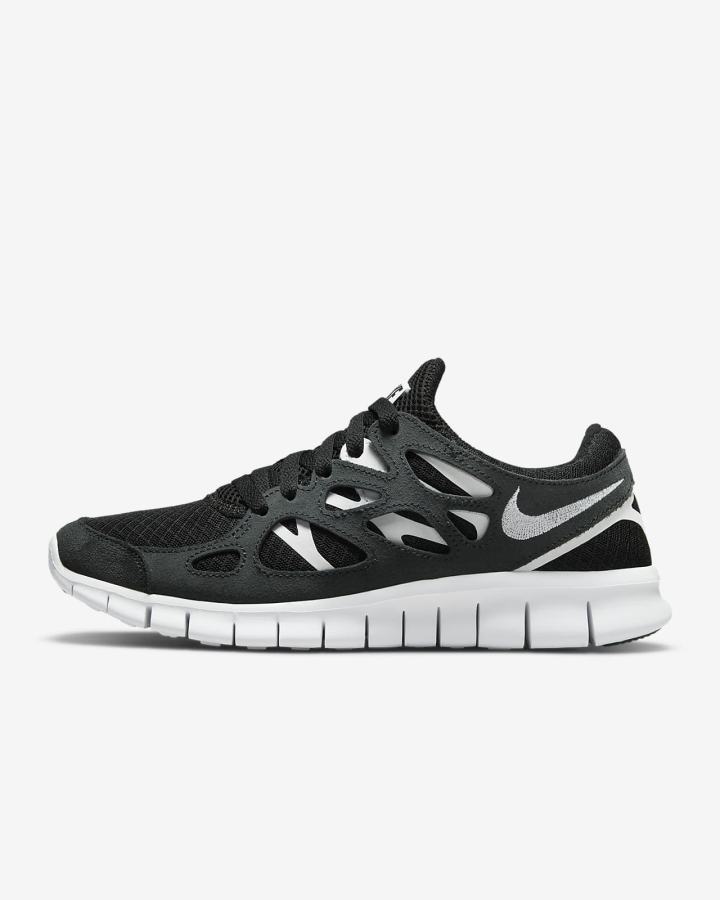 Zapatillas Nike Free Run 2 Mujer Negras Blancas | XKWLQ-3902