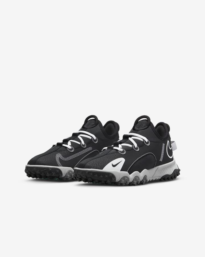 Zapatillas Nike Future Field Kids Cleats Niño Negras Gris Blancas | JDCTN-3740
