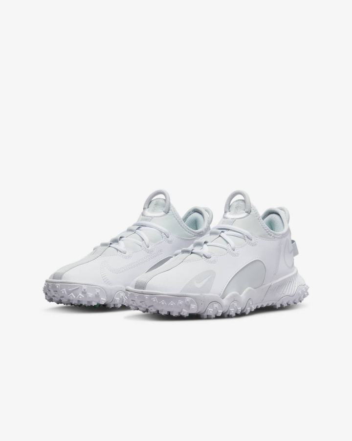 Zapatillas Nike Future Field Kids Cleats Niño Blancas Plateadas Verde Plateadas | LAPUE-5906