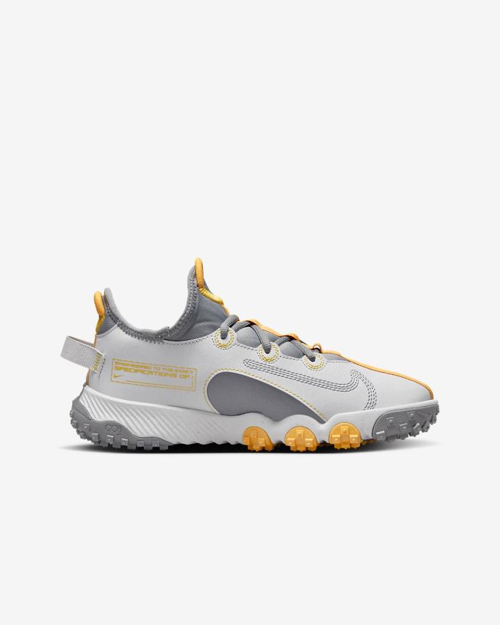 Zapatillas Nike Future Field Kids Cleats Niño Gris Naranjas Amarillo | VNSCH-7839
