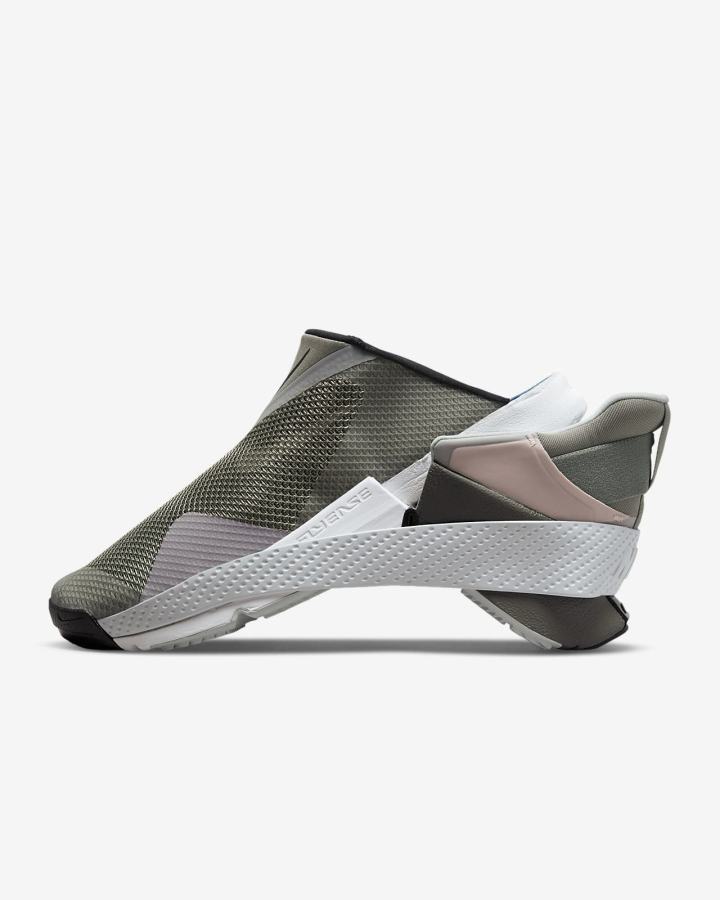Zapatillas Nike Go FlyEase Easy On/Off Mujer Negras Blancas | UWGXF-0274