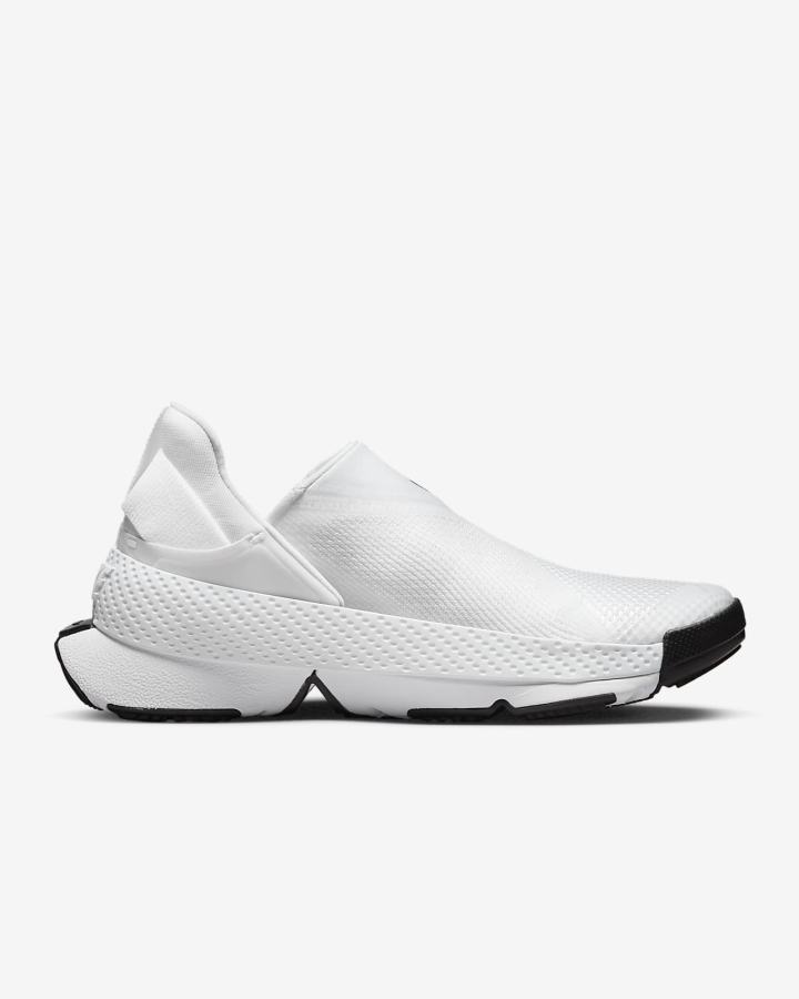 Zapatillas Nike Go FlyEase Hombre Blancas Negras | APKYT-8053