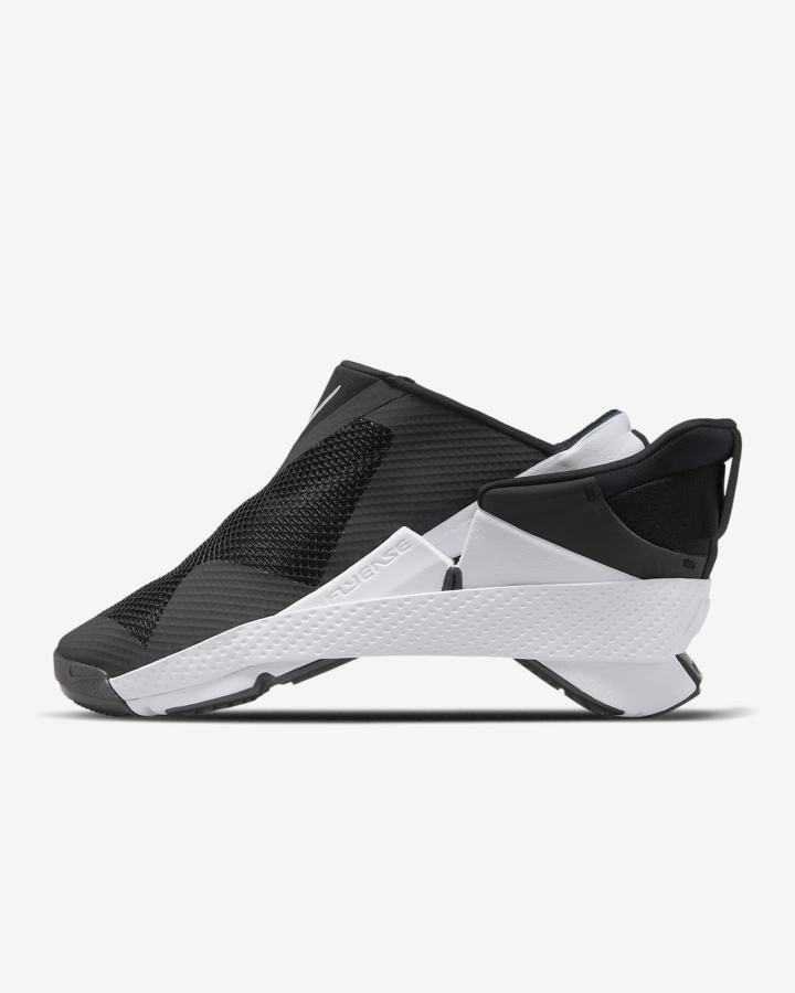 Zapatillas Nike Go FlyEase Mujer Negras Blancas | ARHMQ-1347