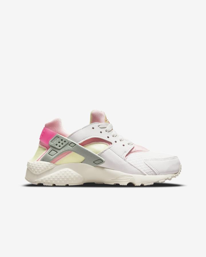 Zapatillas Nike Huarache Run Kids Niña Blancas | QCSAZ-5834