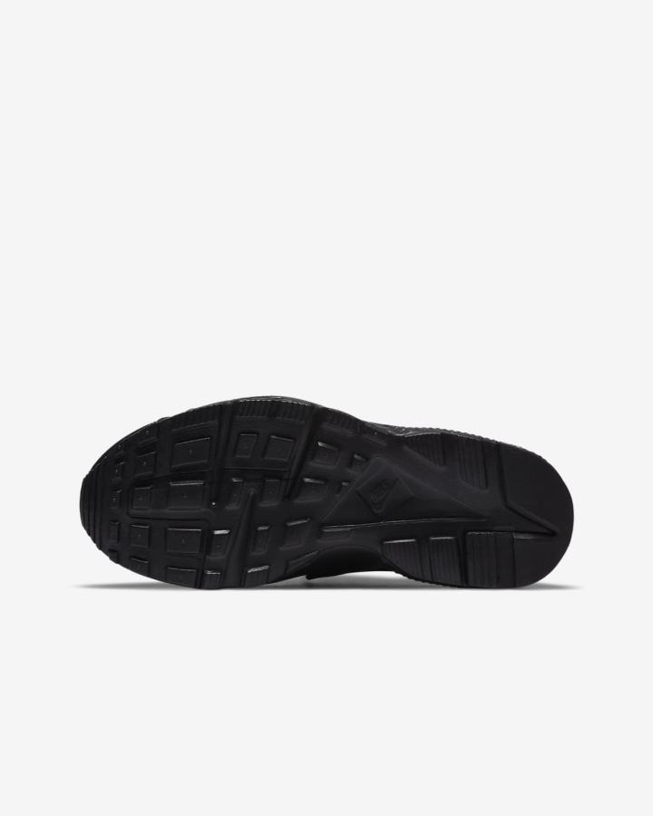 Zapatillas Nike Huarache Run Kids Niña Negras | QKZHR-0452