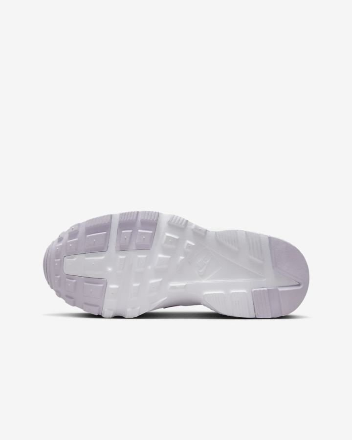 Zapatillas Nike Huarache Run Kids Niña Plateadas Moradas Metal Cobra | NGZXR-9271