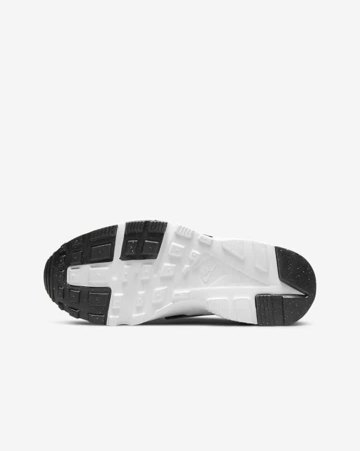Zapatillas Nike Huarache Run Kids Niño Gris Claro Negras | XKGHM-7301
