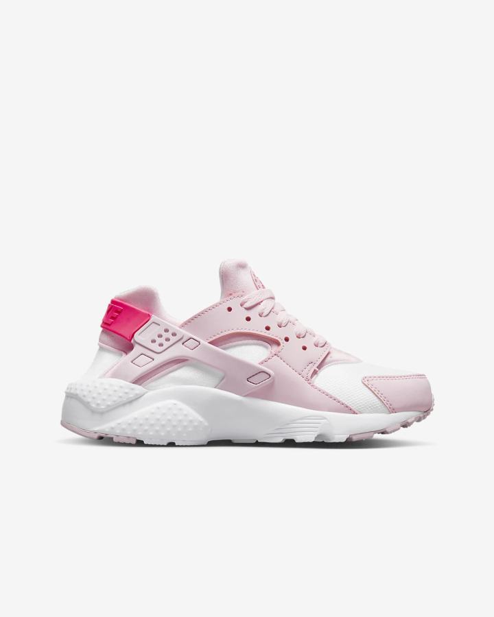 Zapatillas Nike Huarache Run Kids Niño Rosas Blancas Rosas | DNFEG-0863