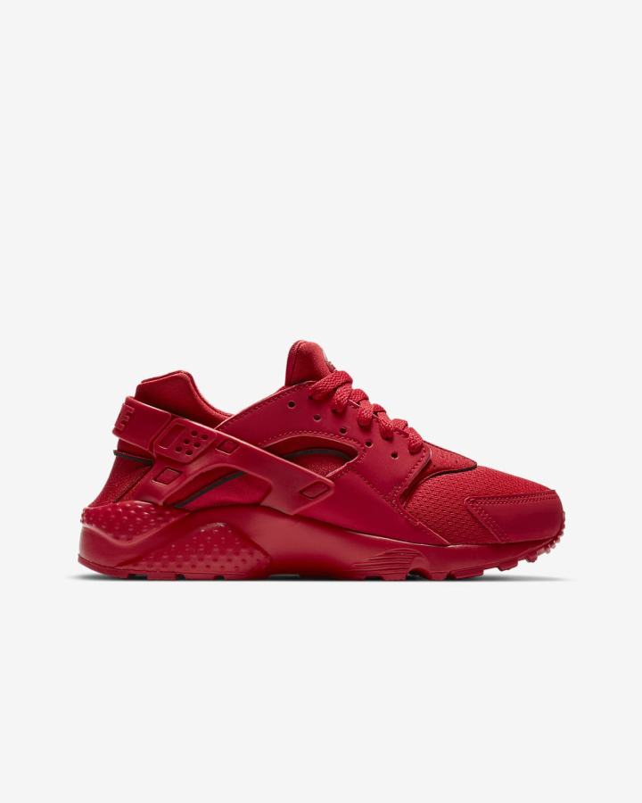 Zapatillas Nike Huarache Run Kids Niño Rojas | HZJEP-4765