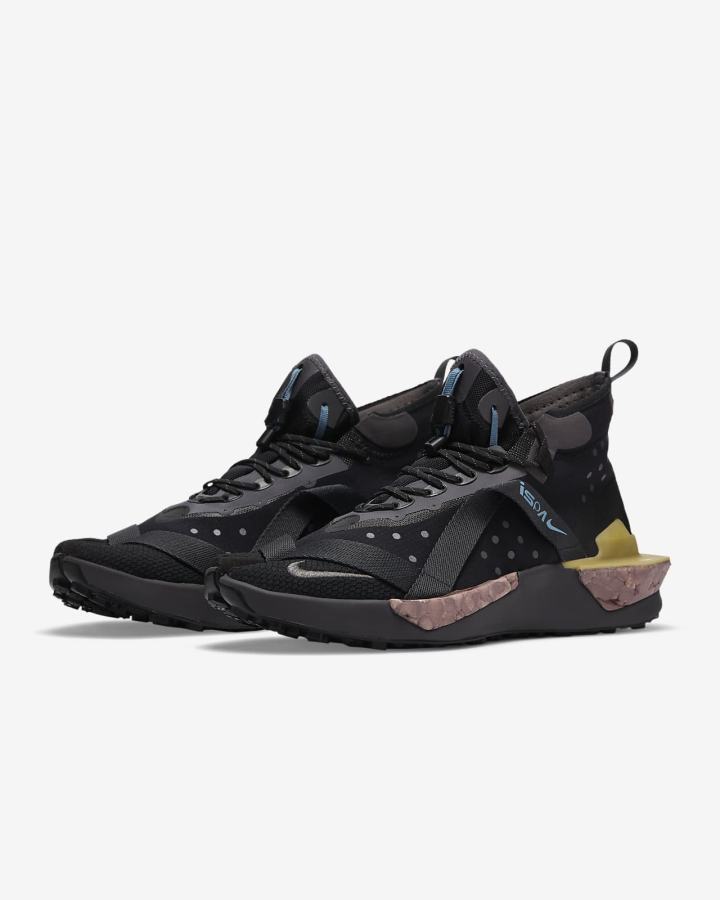 Zapatillas Nike ISPA Drifter Split Mujer Negras Moradas Gris | IVFJU-4902