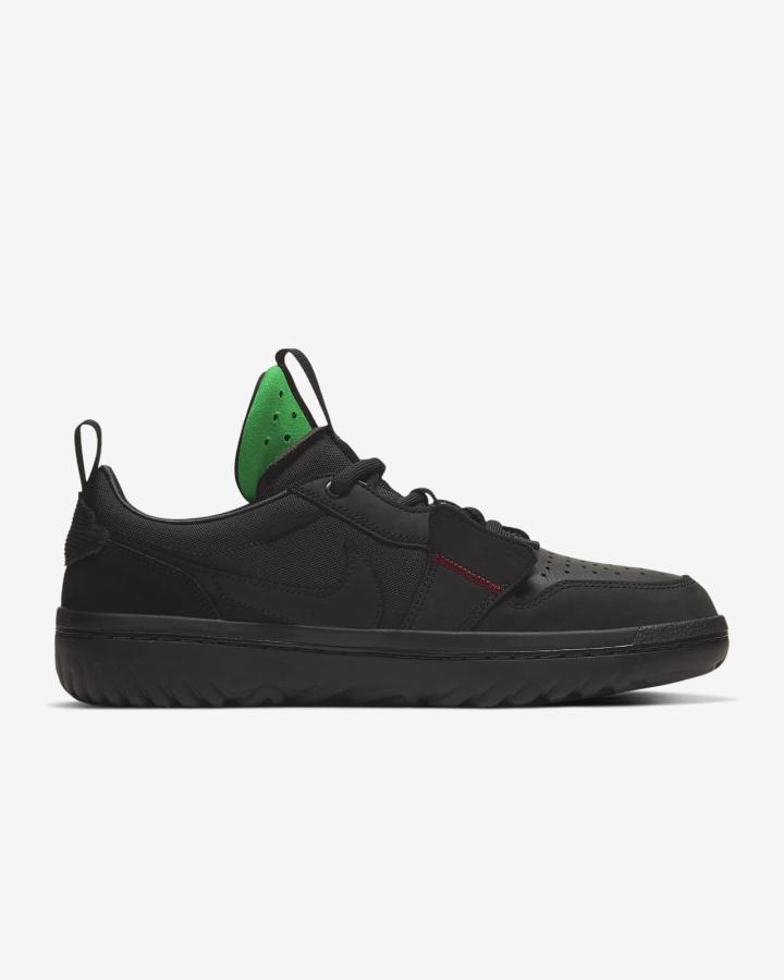 Zapatillas Nike Jordan 1 Low React Fearless Hombre Negras Rojas Verde Negras | RWHNB-9520