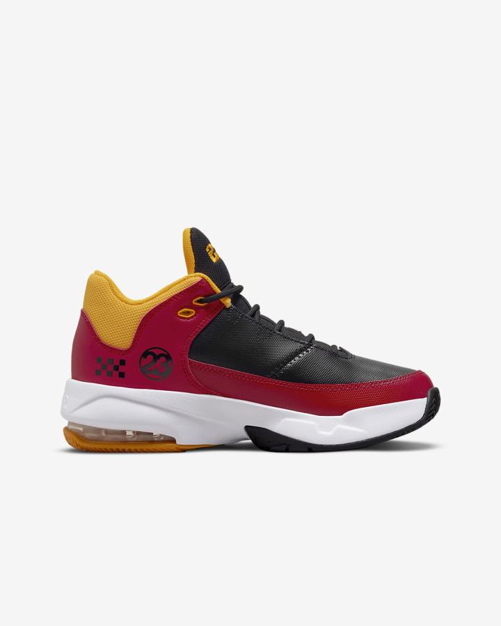 Zapatillas Nike Jordan Max Aura 3 SE Kids Niña Rojas Doradas Negras | BPAOJ-0984