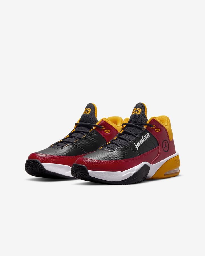 Zapatillas Nike Jordan Max Aura 3 SE Kids Niña Rojas Doradas Negras | BPAOJ-0984