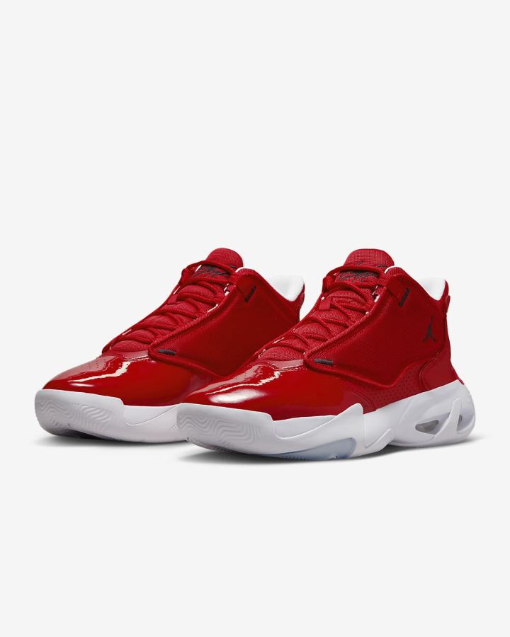 Zapatillas Nike Jordan Max Aura 4 Hombre Rojas Blancas Negras | XATPW-3458
