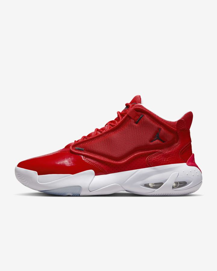 Zapatillas Nike Jordan Max Aura 4 Hombre Rojas Blancas Negras | XATPW-3458