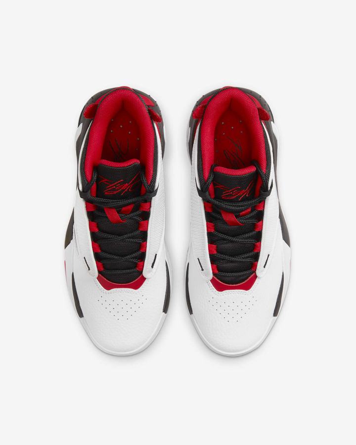 Zapatillas Nike Jordan Max Aura 4 Kids Niña Blancas Rojas Negras | FJSZB-8754