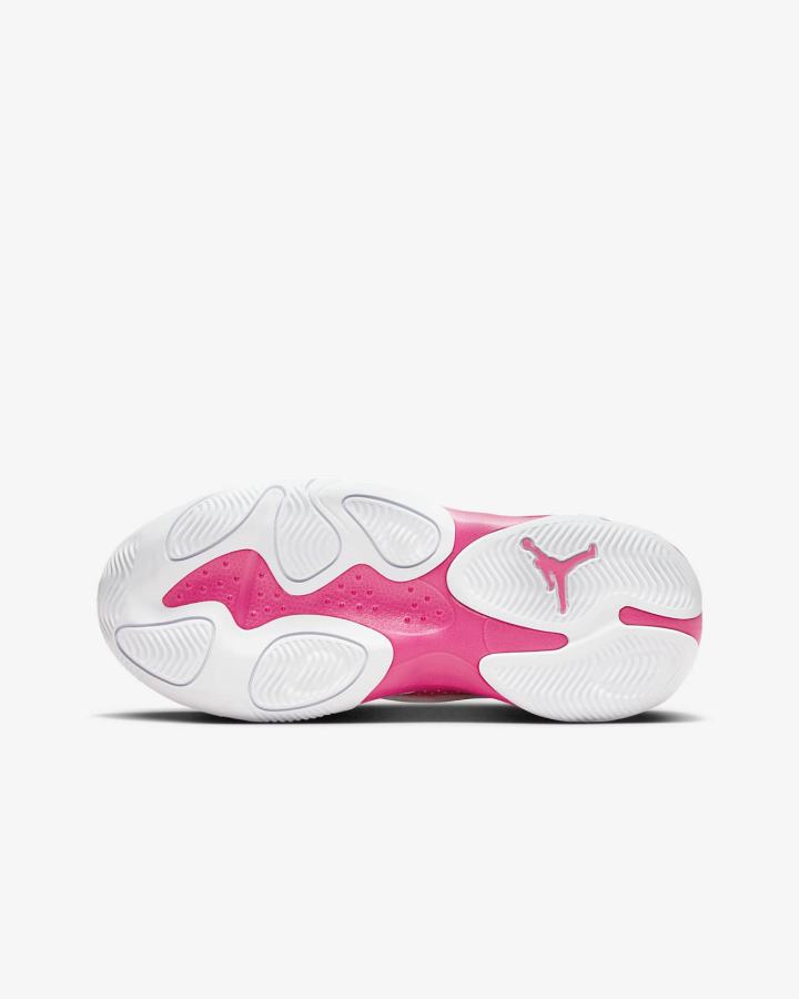 Zapatillas Nike Jordan Max Aura 4 Kids Niña Blancas Naranjas | ZWUJI-0675