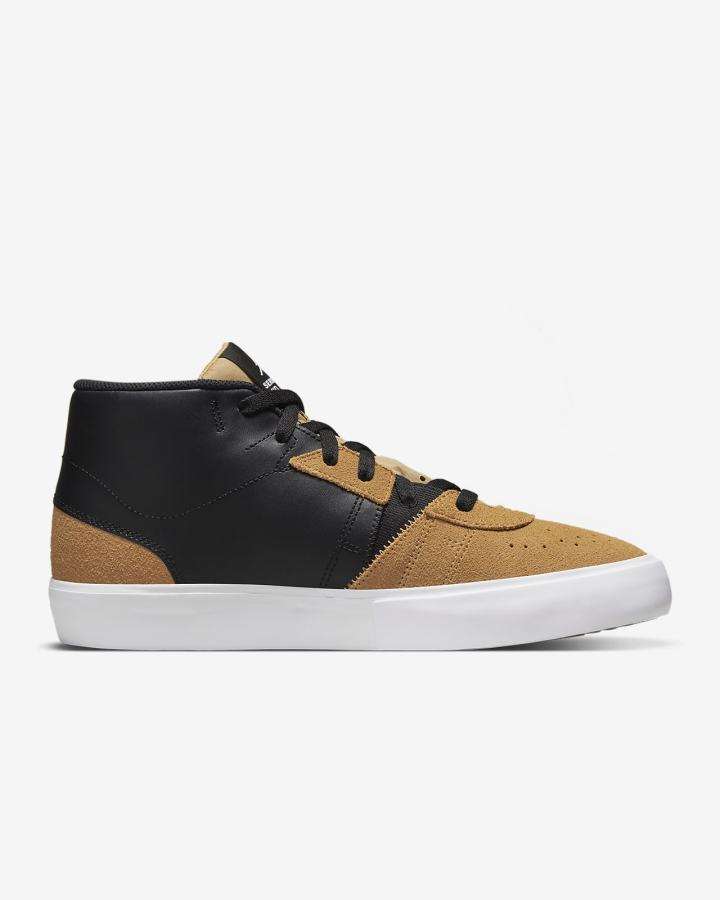 Zapatillas Nike Jordan Series Mid Hombre Negras Doradas Turquesa Blancas | TAKJP-6708