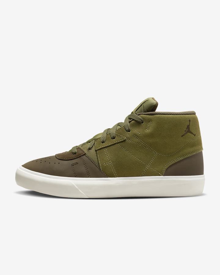 Zapatillas Nike Jordan Series Mid Hombre Blancas Verde Oliva Claro | YKQTM-8407