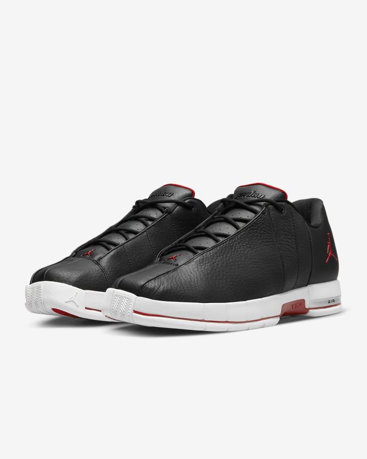Zapatillas Nike Jordan Team Elite 2 Low Hombre Negras Blancas Rojas | DZGBW-8730