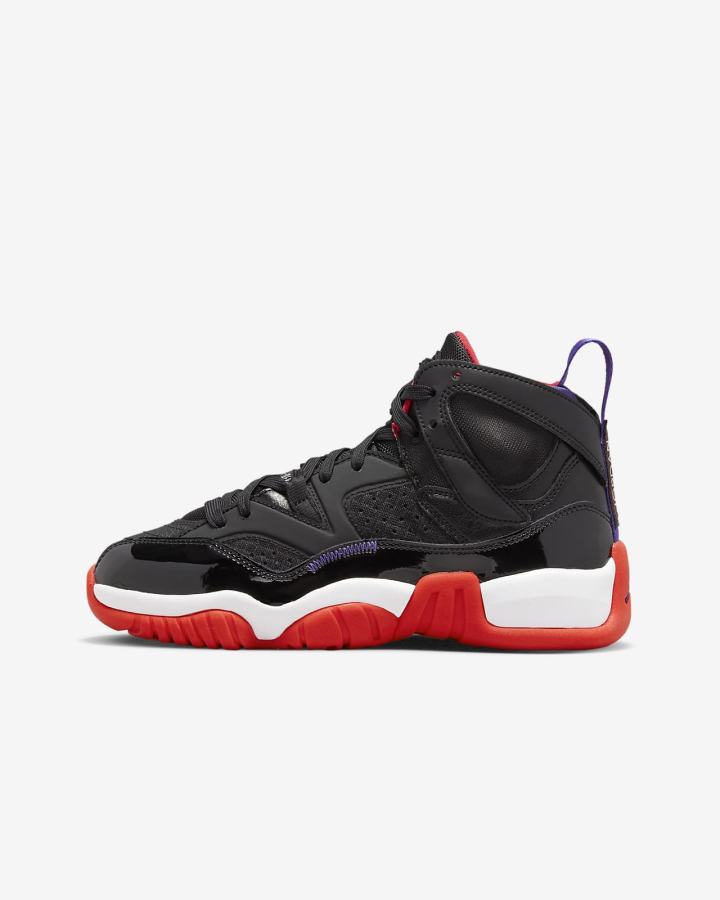 Zapatillas Nike Jumpman Two Trey Kids Niña Negras Blancas Rojas | UABEI-9167