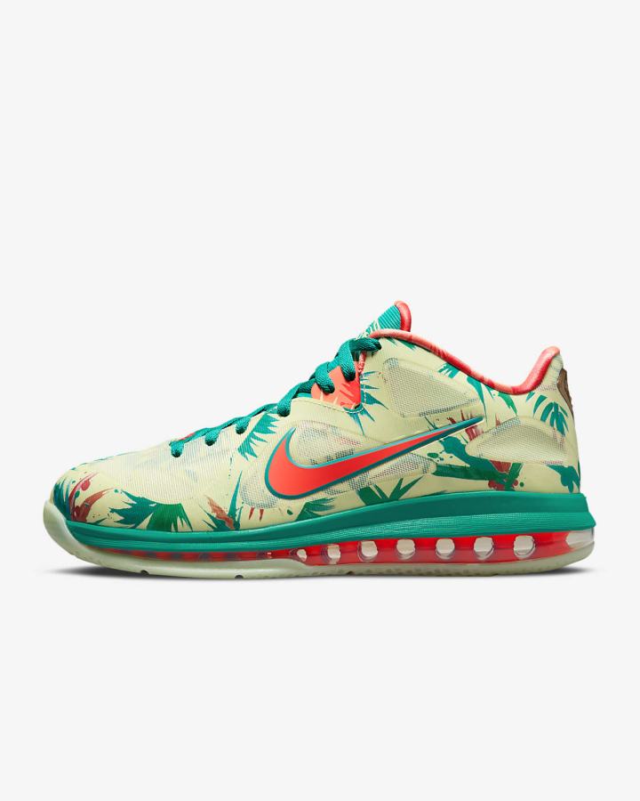 Zapatillas Nike LeBron 9 Low Hombre Blancas Verde Claro Mango Claro | ODVMP-1568