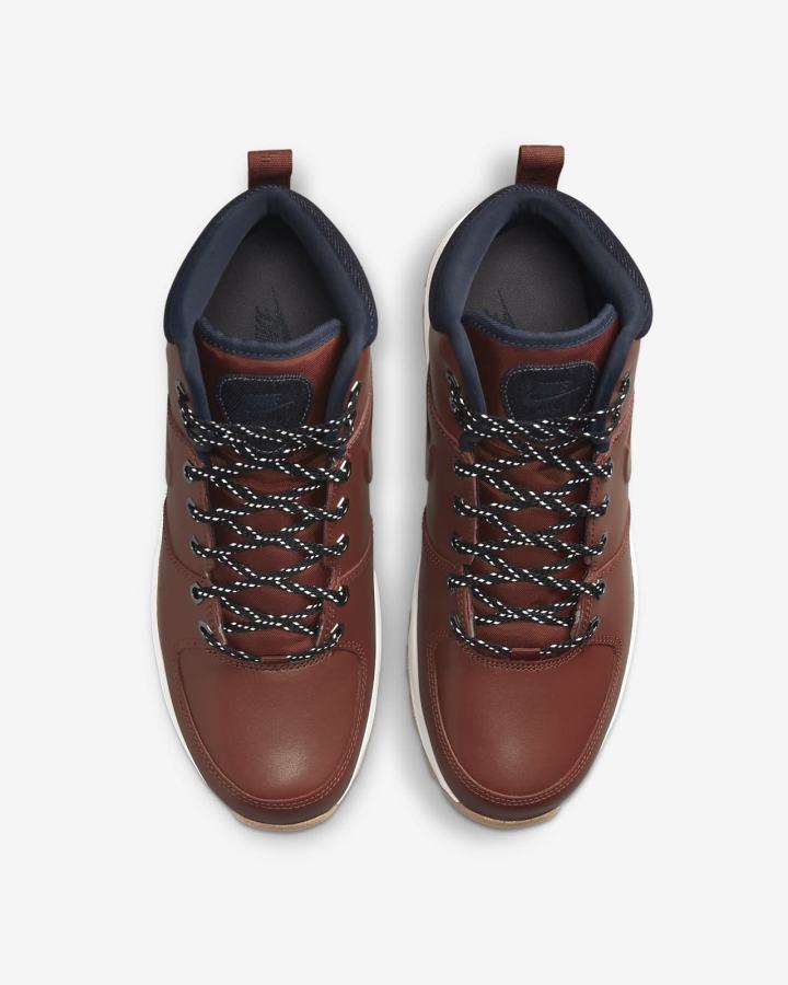 Zapatillas Nike Manoa Cuero SE Boots Hombre Naranjas Azul Marino Blancas Naranjas | MOVYE-6805