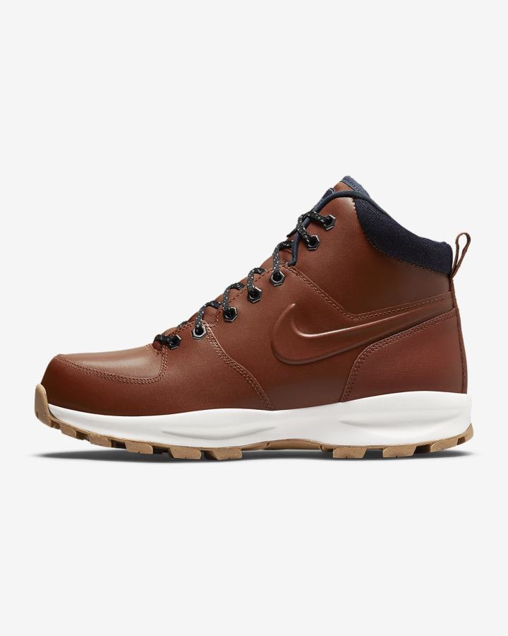 Zapatillas Nike Manoa Cuero SE Boots Hombre Naranjas Azul Marino Blancas Naranjas | MOVYE-6805