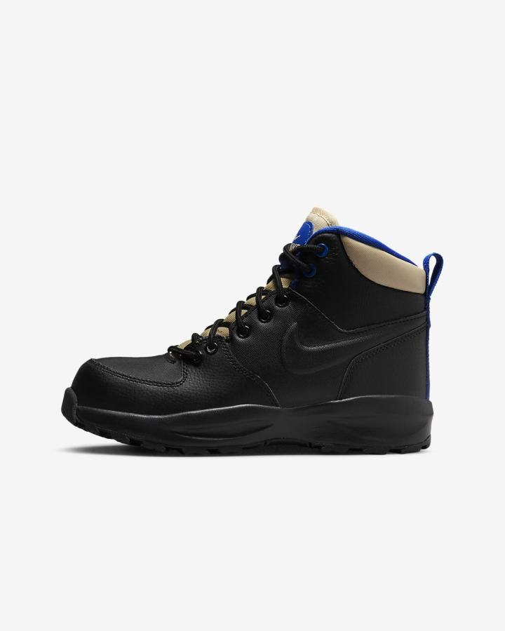 Zapatillas Nike Manoa LTR Kids Boots Niña Negras Azul Real Negras | FLWIZ-9354